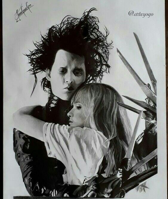 Edward Scissorhands Drawing