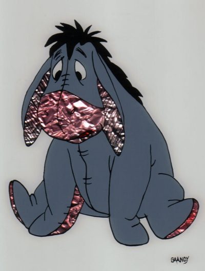 Eeyore, Melancholy, Donkey, Gloomy, Whimsical Drawing