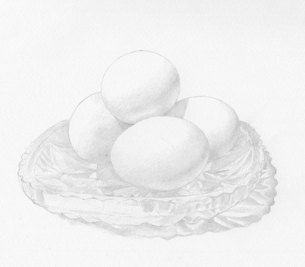 Egg Drawing Intricate Artwork