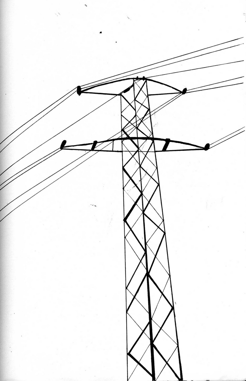 Electricity Drawing Artistic Sketching