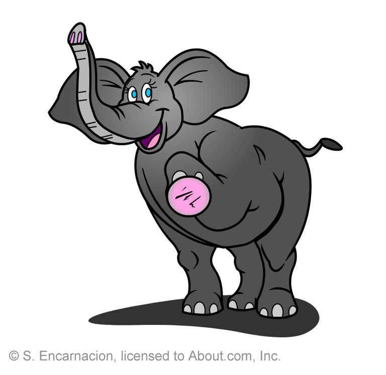 Elephant Cartoon Drawing Amazing Sketch