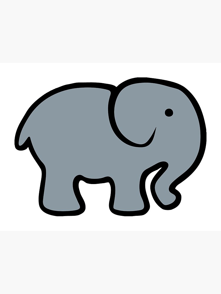 Elephant Cartoon Drawing Art