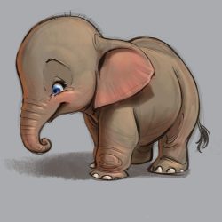 Elephant Cute Drawing