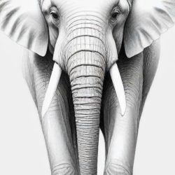 Elephant Drawing Sketch Picture