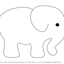 Elephant Kid Drawing Art