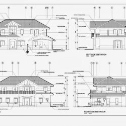 Elevation Drawing Detailed Sketch