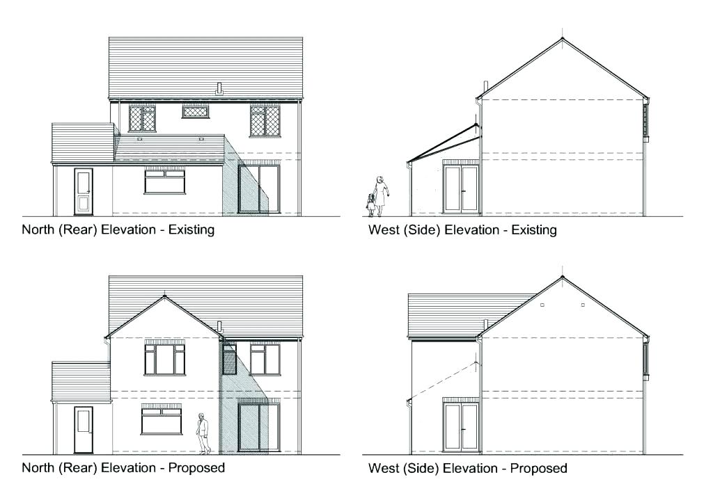 Elevation Drawing Hand drawn