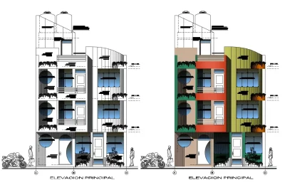 Elevation, Altitude, Ascent, Height, Rise Drawing