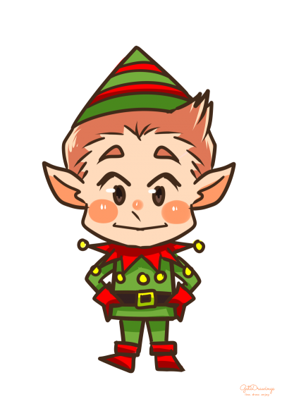 Elf, Friendship, Adventure, Christmas, Magic Drawing