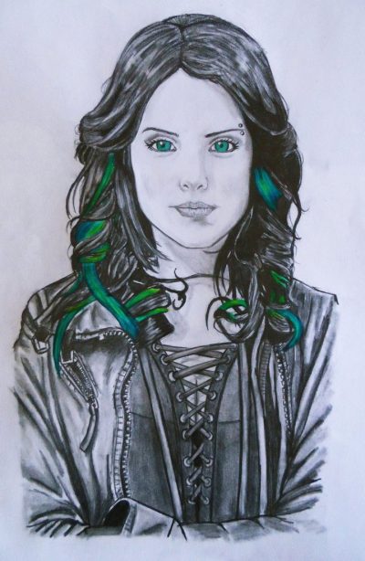 Elizabeth Gillies, Performer, Model, Singer, Talent, Actress Drawing