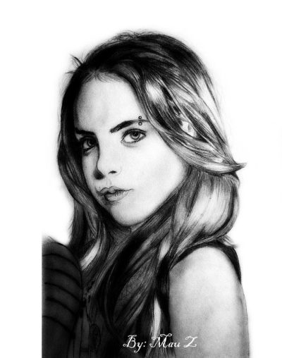 Elizabeth Gillies, Celebrity, Singer, Performer, Actress Drawing