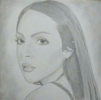 Elizabeth Gillies, Model, Performer, Singer, Actress Drawing