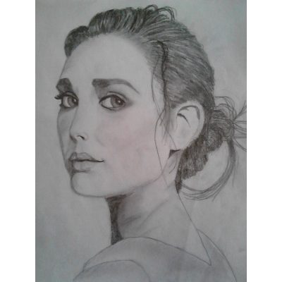 Elizabeth Olsen, WandaVision, Talent, Marvel, Actress Drawing