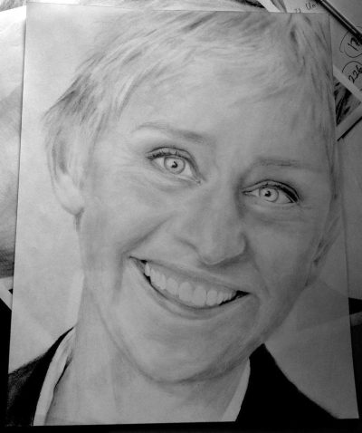 Ellen Degeneres, Talk Show, LGBTQ+ Advocate, Philanthropist, Comedian Drawing