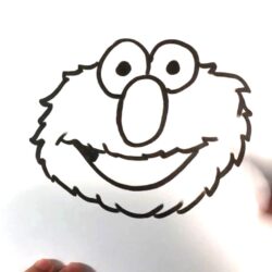 Elmo Drawing Amazing Sketch