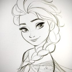 Elsa Drawing