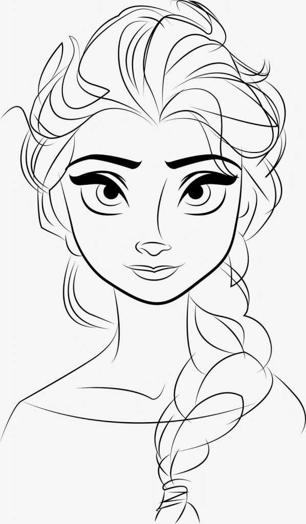 Elsa Drawing Art