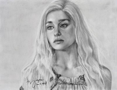 Emilia Clarke, Game Of Thrones, Actress, Charisma, Talent Drawing