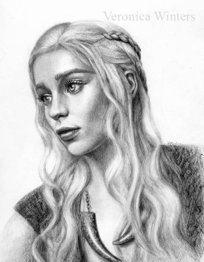 Emilia Clarke, Game Of Thrones, Actress, Philanthropist, Charismatic Drawing