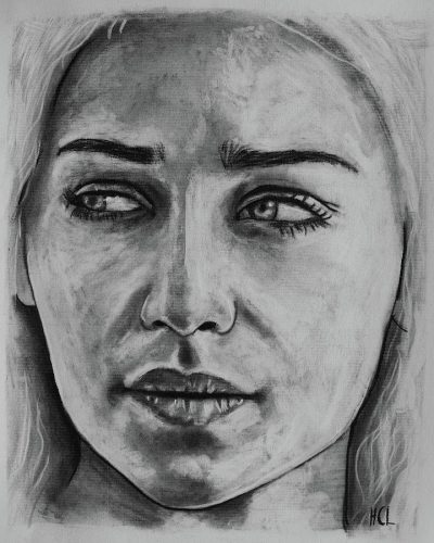 Emilia Clarke, Philanthropist, Game Of Thrones, Charismatic, Actress Drawing