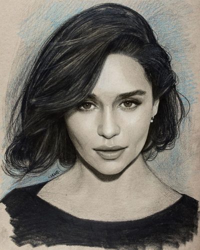 Emilia Clarke, Philanthropist, Game Of Thrones, Actress, Charismatic Drawing