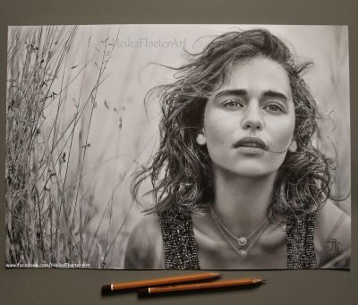 Emilia Clarke, Philanthropist, Game Of Thrones, Actress, Charismatic Drawing