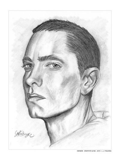 Eminem, Controversial, Rapper, Lyricist, Icon Drawing