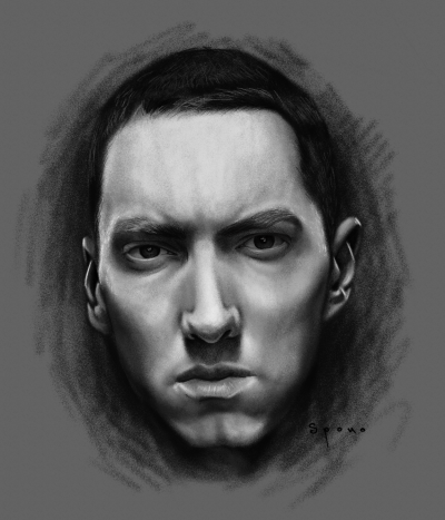 Eminem, Hip-Hop, Rapper, Lyrics, Icon Drawing