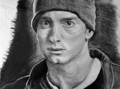 Eminem, Lyricist, Musician, Icon, Rapper Drawing