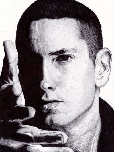 Eminem, Lyrics, Controversy, Rapper, Icon Drawing