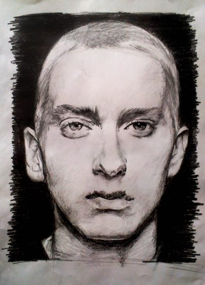 Eminem, Rapper, Icon, Controversial, Lyricist Drawing