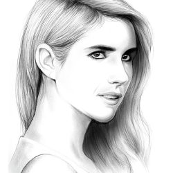 Emma Roberts Drawing