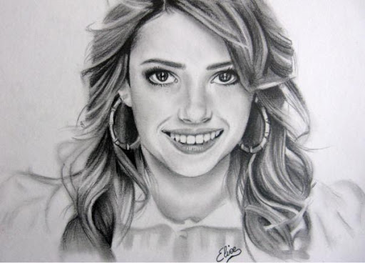 Emma Roberts Drawing Creative Style