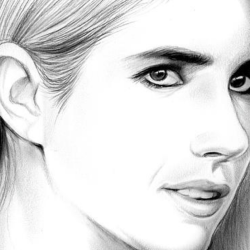 Emma Roberts Drawing Photo