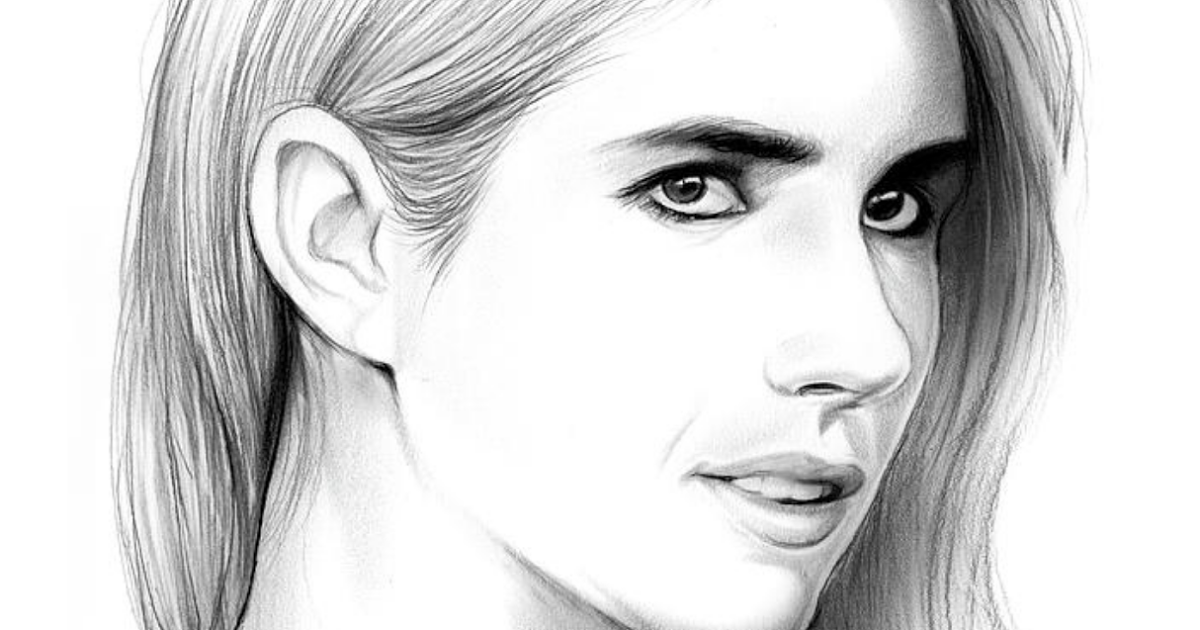 Emma Roberts Drawing Photo