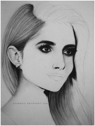 Emma Roberts, Talent, Hollywood, Fashion, Actress Drawing