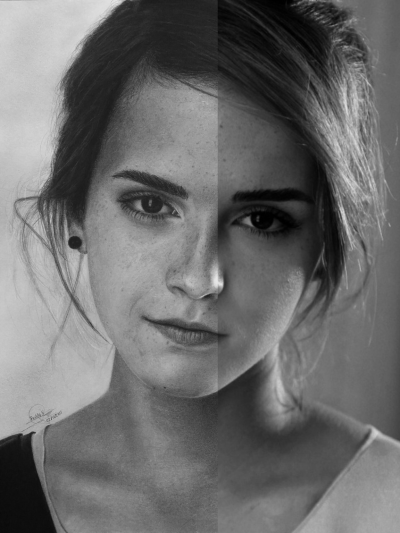 Emma Watson, Activist, Humanitarian, Actress, Philanthropist Drawing