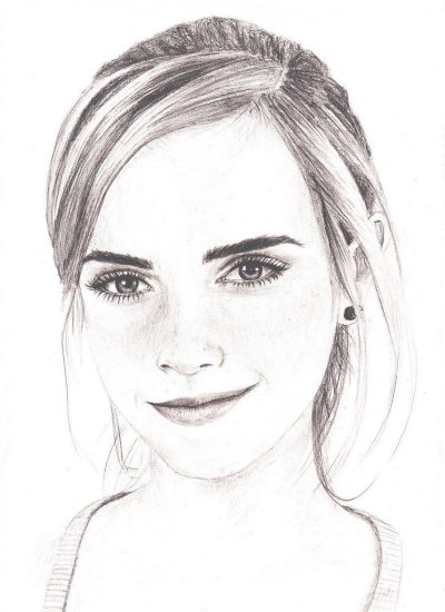 Emma Watson, Philanthropist, Author, Activist, Actress Drawing