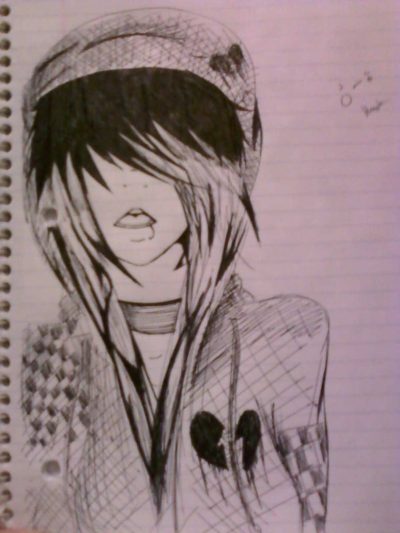 Emo, Expression, Emotion, Subculture, Aesthetic Drawing