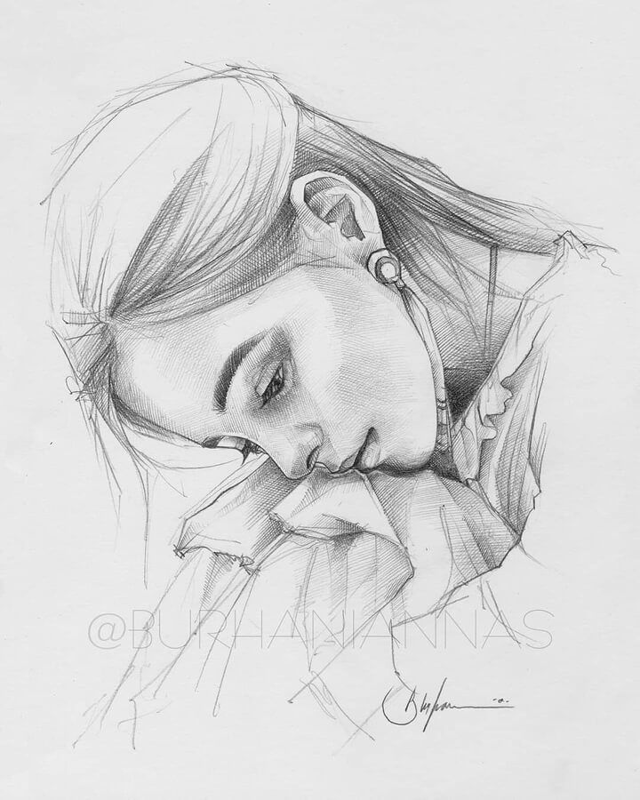 Emotional Drawing Intricate Artwork