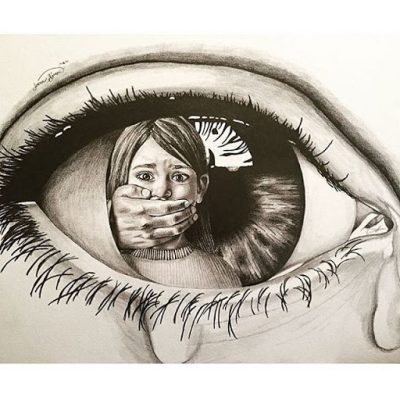 Emo, Emotionally Charged, Alternative Style, Dark Aesthetic, Expressive Music Drawing