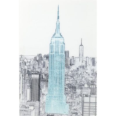 Empire State Building, Iconic Landmark, Observation Deck, Skyscraper, New York City Drawing