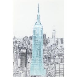 Empire State Building Drawing Detailed Sketch