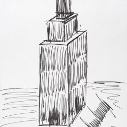 Empire State Building Drawing Photo