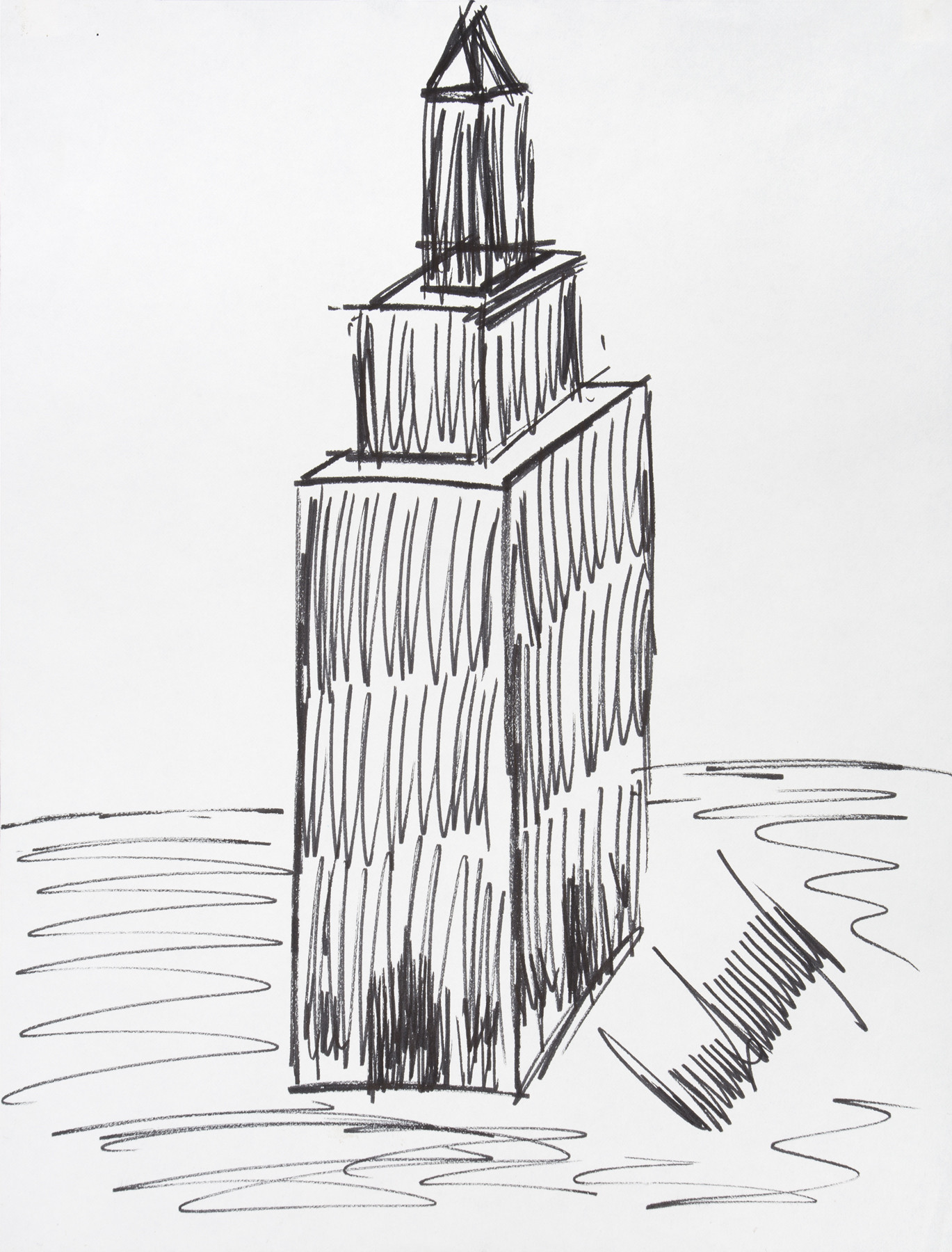 Empire State Building Drawing Photo