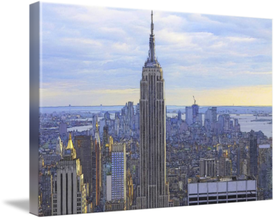 Empire State Building, Art Deco, Iconic Skyline, Observation Deck, Manhattan Landmark Drawing