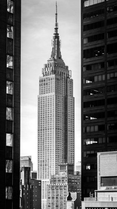 Empire State Building, New York City, Iconic Landmark, Observation Deck, Art Deco Drawing