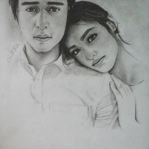 Enrique Gil Drawing Realistic Sketch