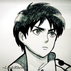 Eren Drawing Hand Drawn Sketch