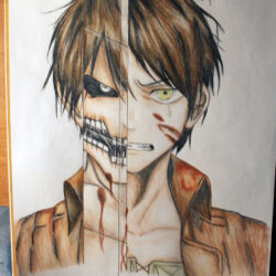 Eren Drawing Professional Artwork